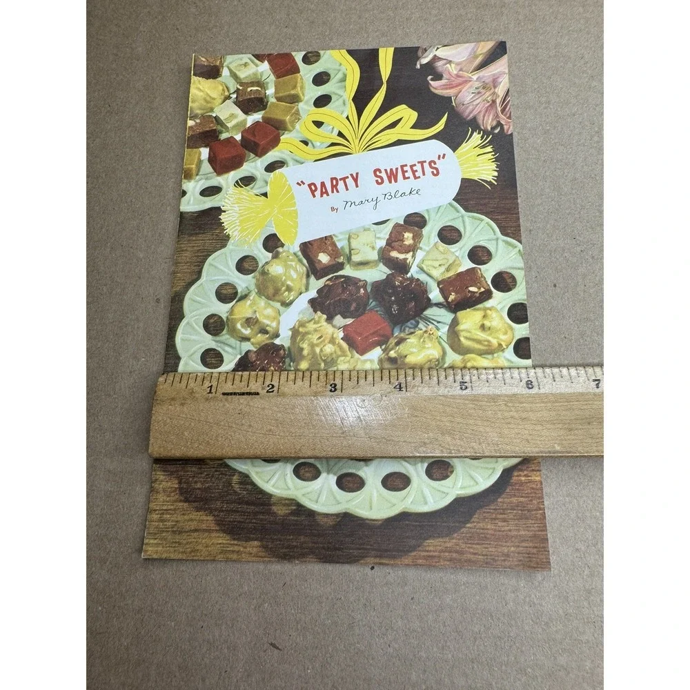 1953 Party Sweets Carnation Milk Recipes Pamphlet Paper‎ Ephemera Mary Blake